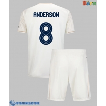 Fotballdrakt Barn Nottingham Forest Elliot Anderson #8 Bortedraktsett 2025-26 Kortermet (+ Korte bukser)